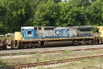 CSX 7592 on NB intermodal